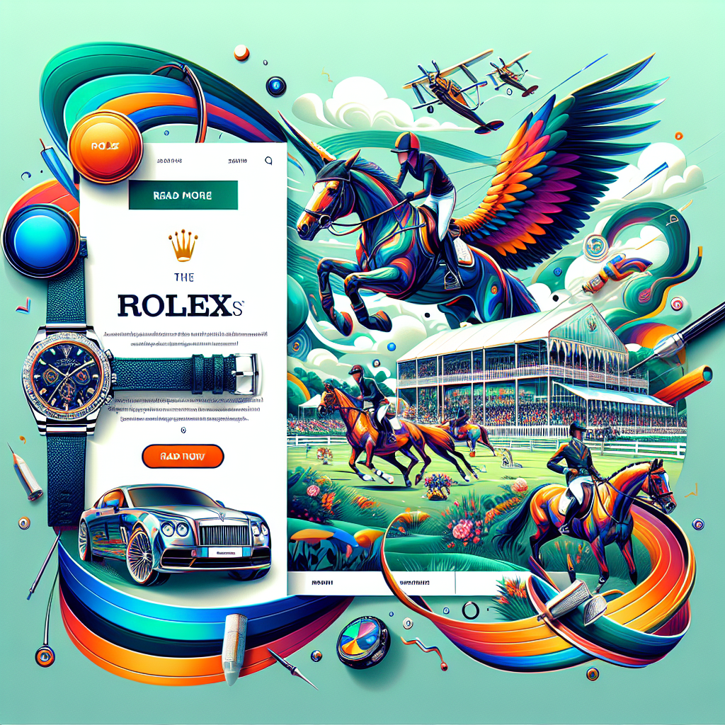 "Introducing the Rolex Series: A New Chapter in World-Class Equestrian Sports"- just horse riders