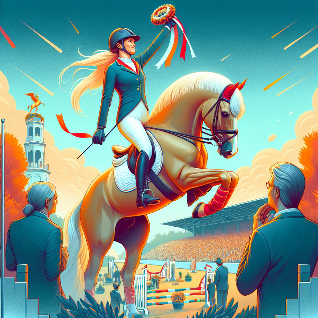 Nina Mallevaey's Stunning Hickstead Triumph Under Nick Skelton's Guidance: A Journey from Debut to Victory- just horse riders