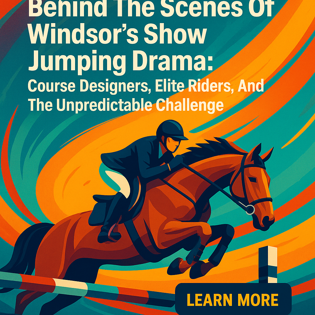 Behind The Scenes Of Windsor's Show Jumping Drama: Course Designers, Elite Riders, And The Unpredictable Challenge- just horse riders