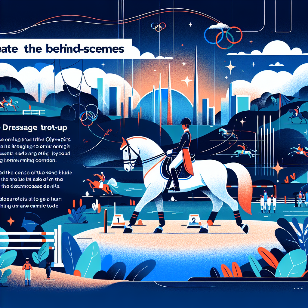 "Behind the Scenes at the Paris 2024 Olympics: The Crucial Role of the Dressage Trot-Up and Its Impact on Competition"- just horse riders