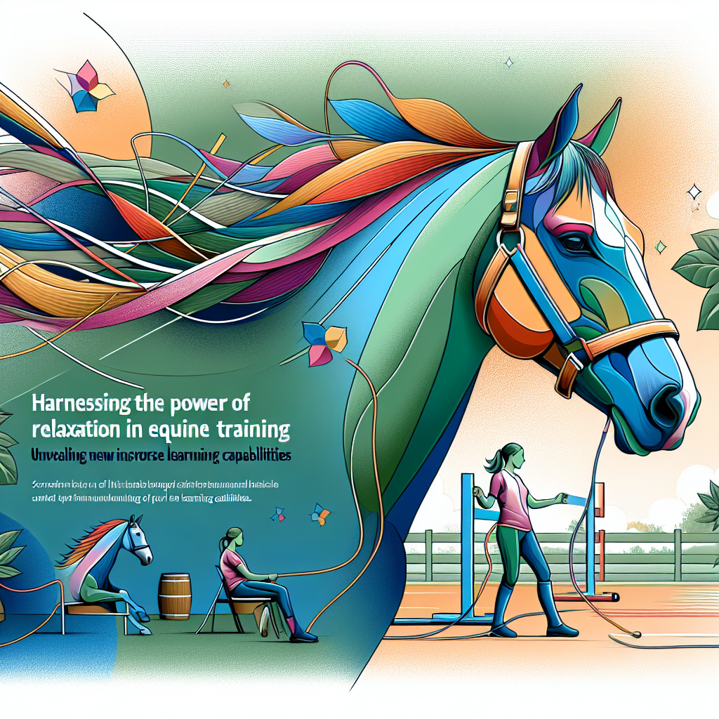 Harnessing the Power of Relaxation in Equine Training: Unveiling New Insights into Horse Learning Capabilities- just horse riders