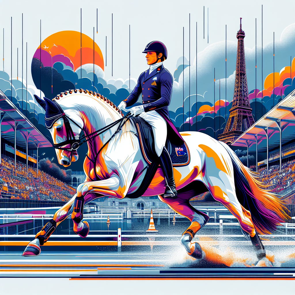 Australian Rider Jayden Brown Shines in Paris Olympic Dressage Debut Despite Challenges- just horse riders