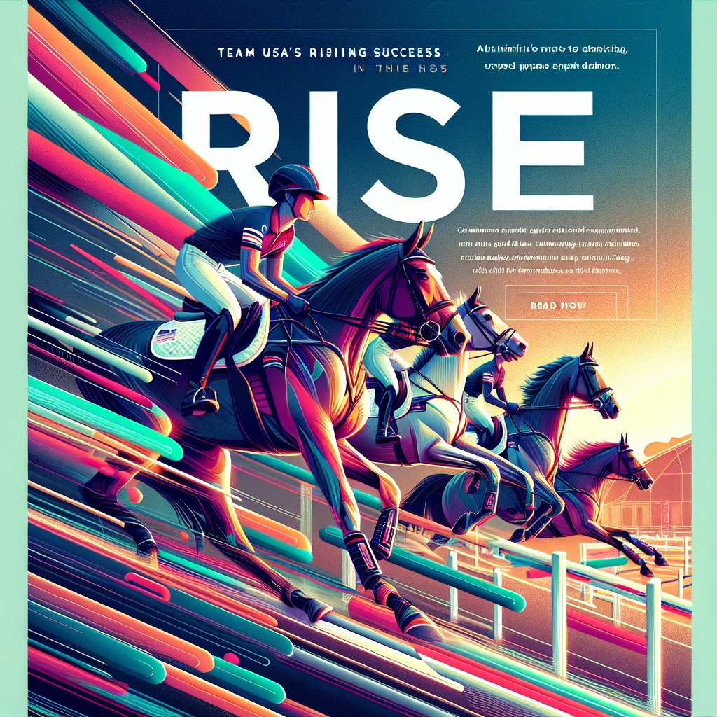 Team USA's Unstoppable Rise In International Equestrian Competitions- just horse riders