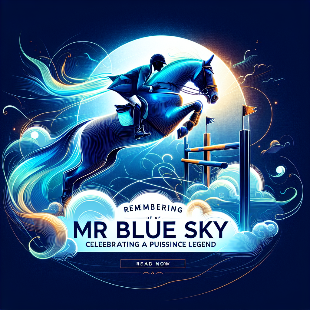 Remembering Mr Blue Sky UK Celebrating A Puissance Legend- just horse riders