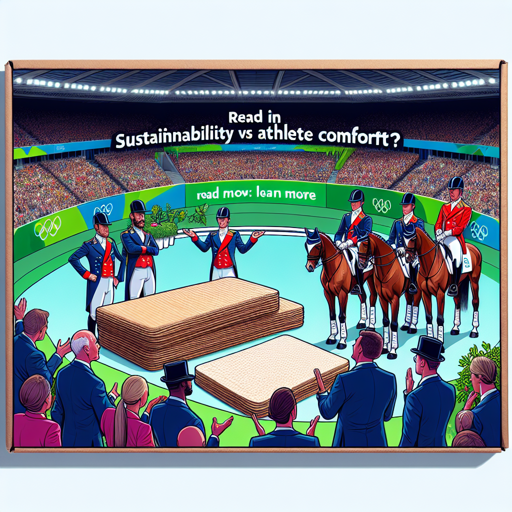 How Cardboard Beds Became a Nightmare for Royal Dressage Riders at the Paris Olympics: A Satirical Take on Sustainability vs. Athlete Comfort- just horse riders