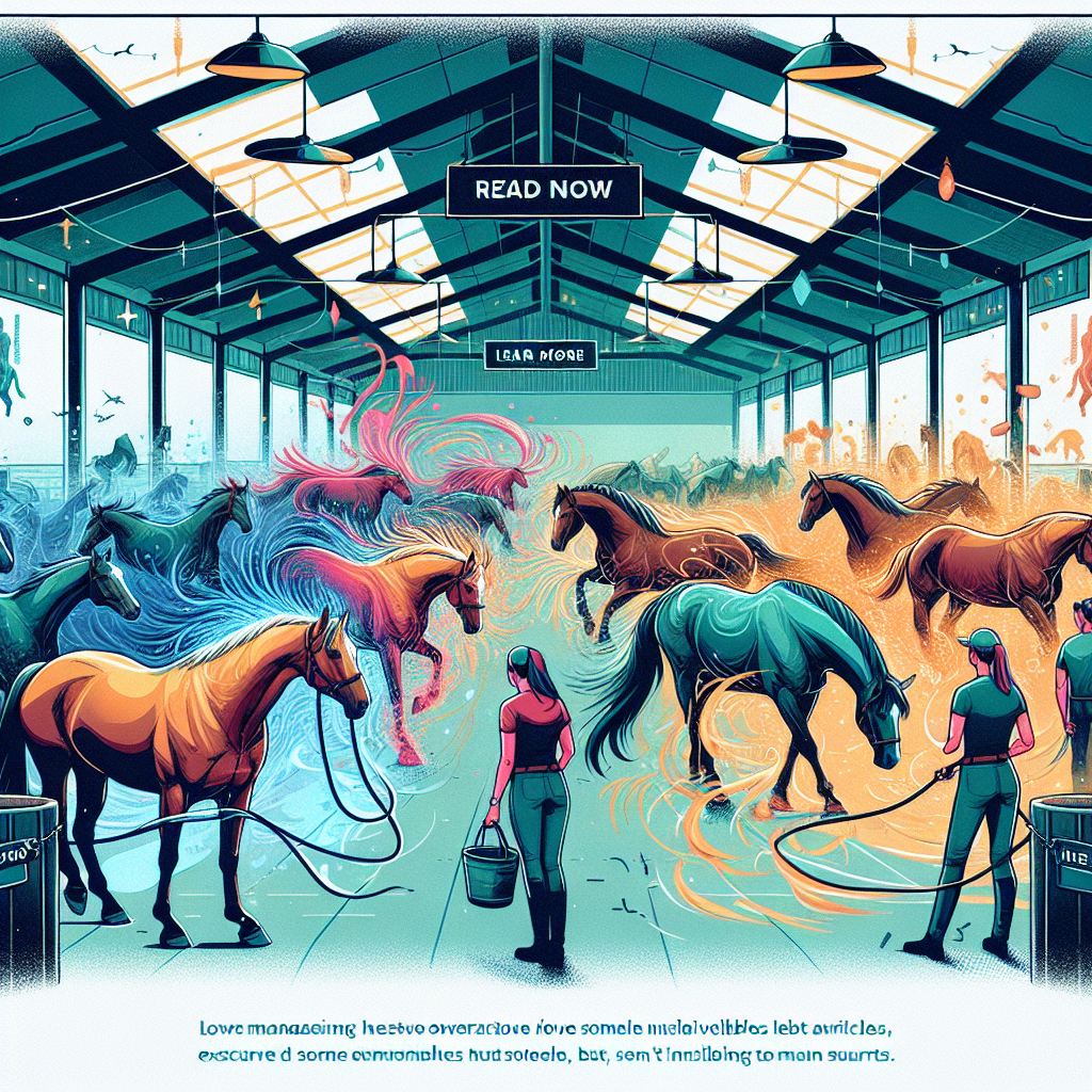 Manage Overactive Horses: Transform Chaos to Calm in Your Stable- just horse riders