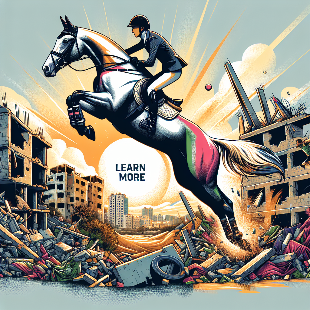 Riding Through Ruins: The Inspiring Journey of Gaza's Al-Jawad Show Jumping School Amidst Conflict- just horse riders