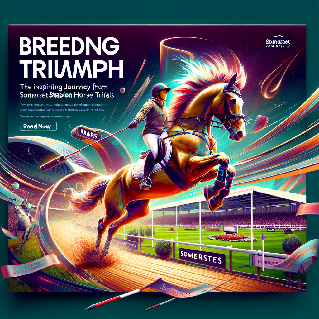 Breeding Triumph: The Inspiring Journey from Somerset Stables to Mars Badminton Horse Trials- just horse riders
