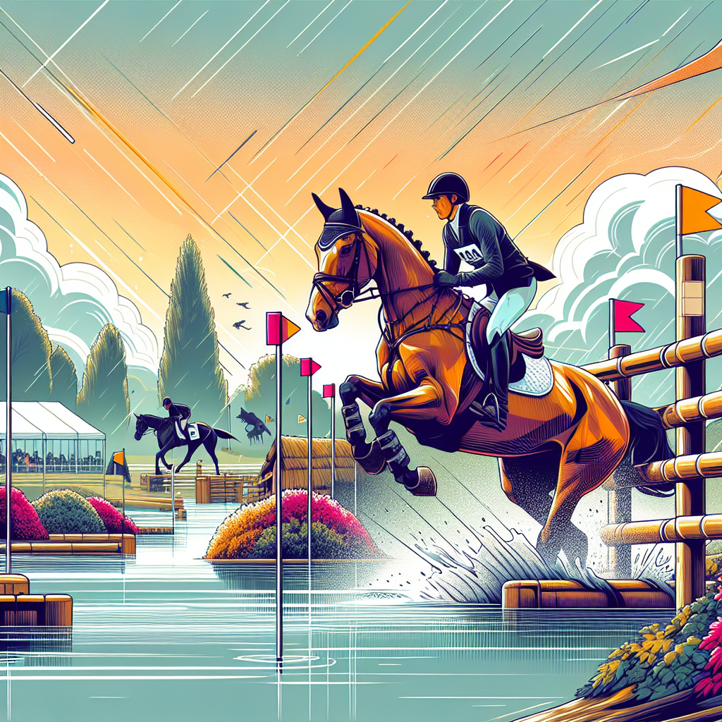 Adapting to Adversity: How Tweseldown Saved the Day in Equestrian Eventing Amidst Unpredictable Weather Conditions- just horse riders