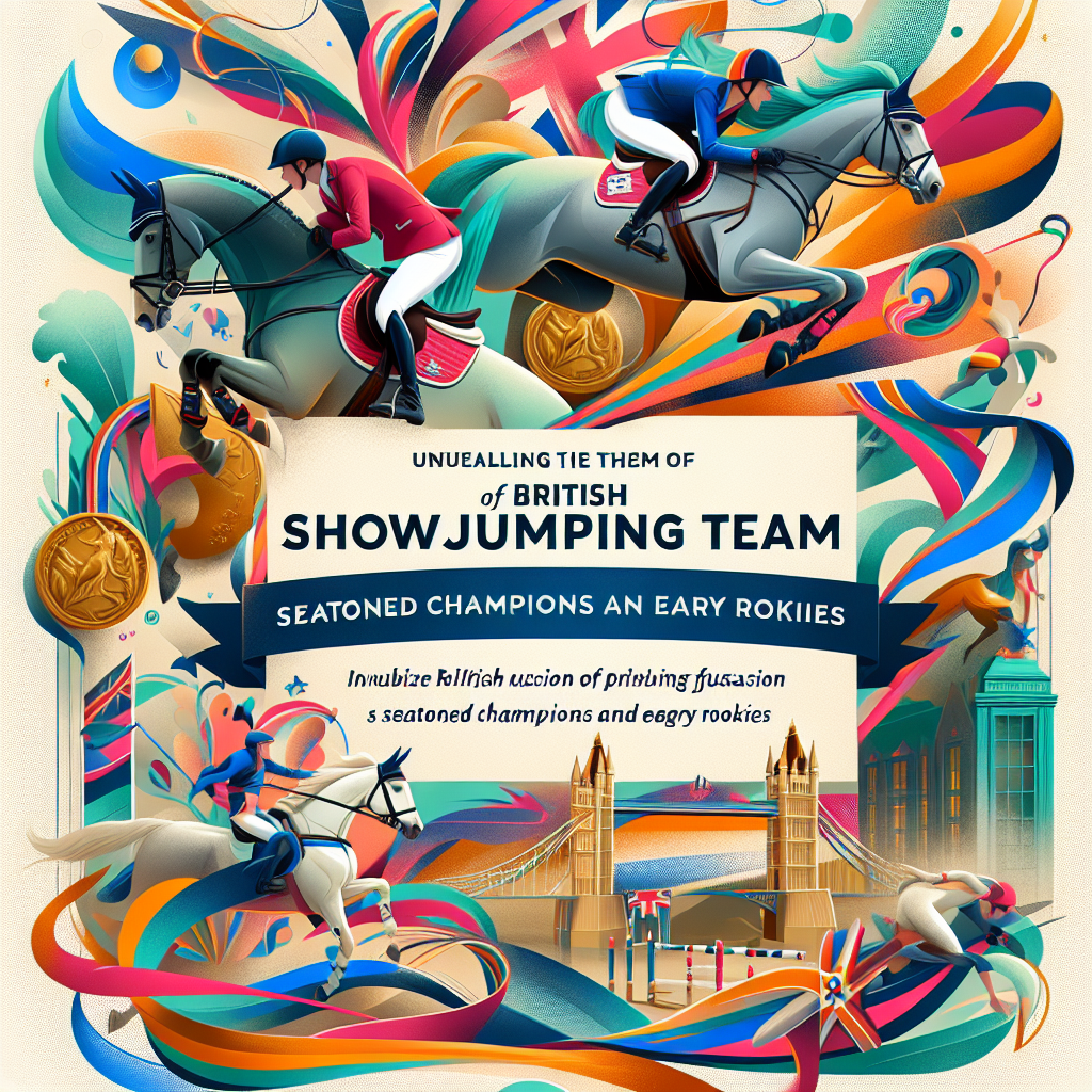 Unveiling the British Showjumping Team for Paris 2024: A Dynamic Fusion of Seasoned Champions and Eager Rookies- just horse riders