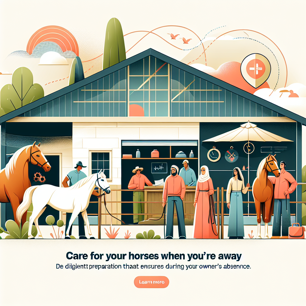 How to Care for Your Horses When You're Away: Comprehensive Guide for Absences and Contingency Planning- just horse riders