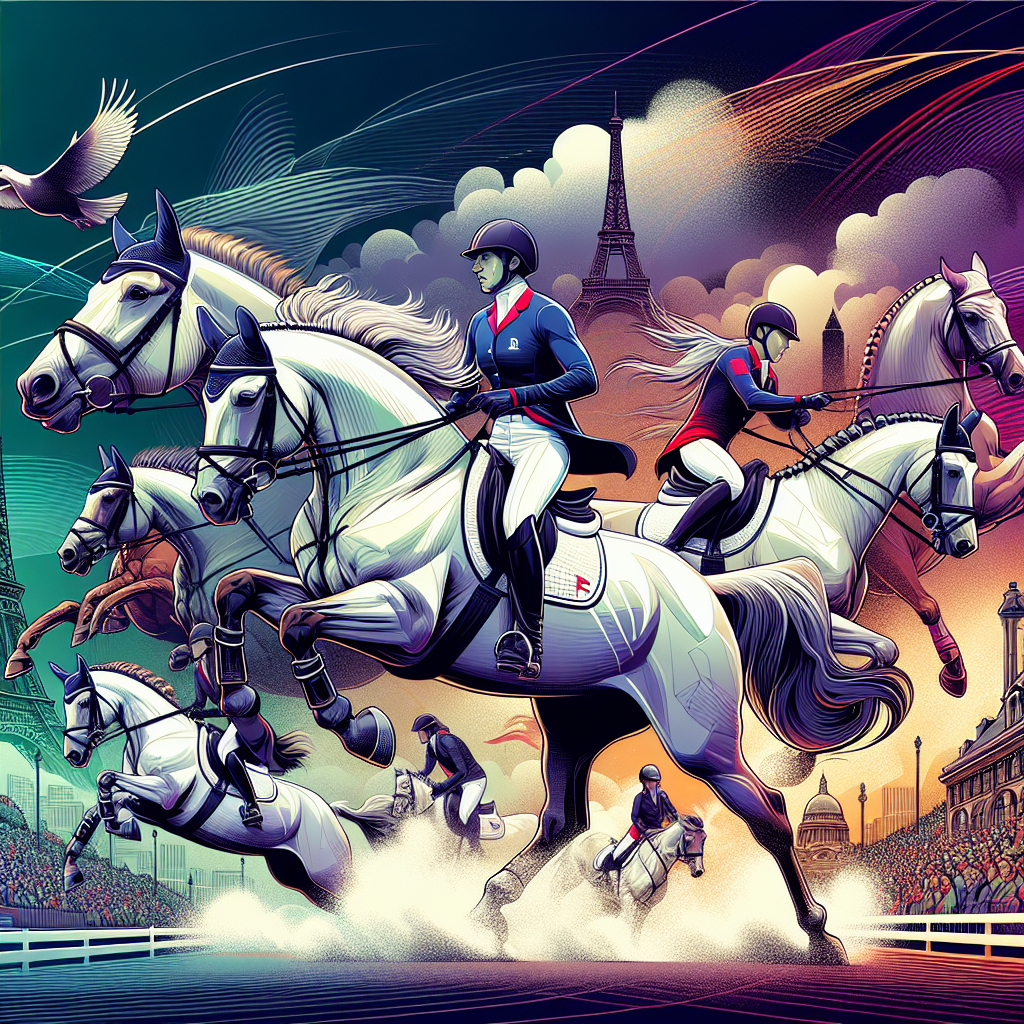 Thrilling Highlights and Emotional Moments in the Dressage Team Competition at Paris 2024- just horse riders