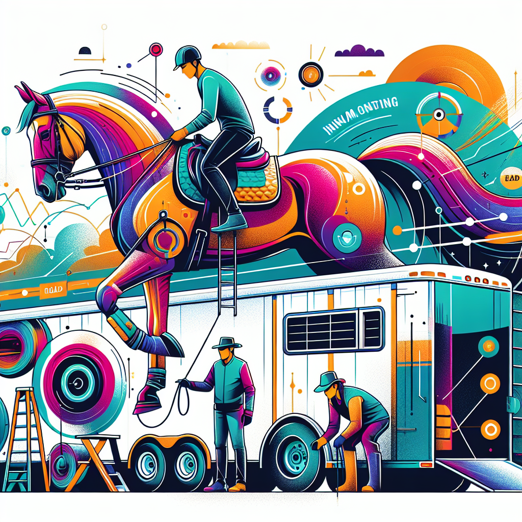 Innovative Mounting Solutions: Safely Climb Aboard Tall Horses with New Trailer Designs- just horse riders