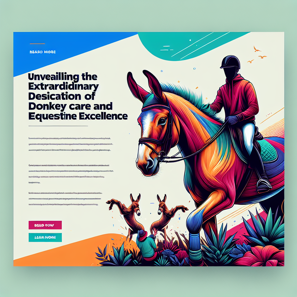 Unveiling The Extraordinary Dedication To Donkey Care And Equestrian Excellence- just horse riders