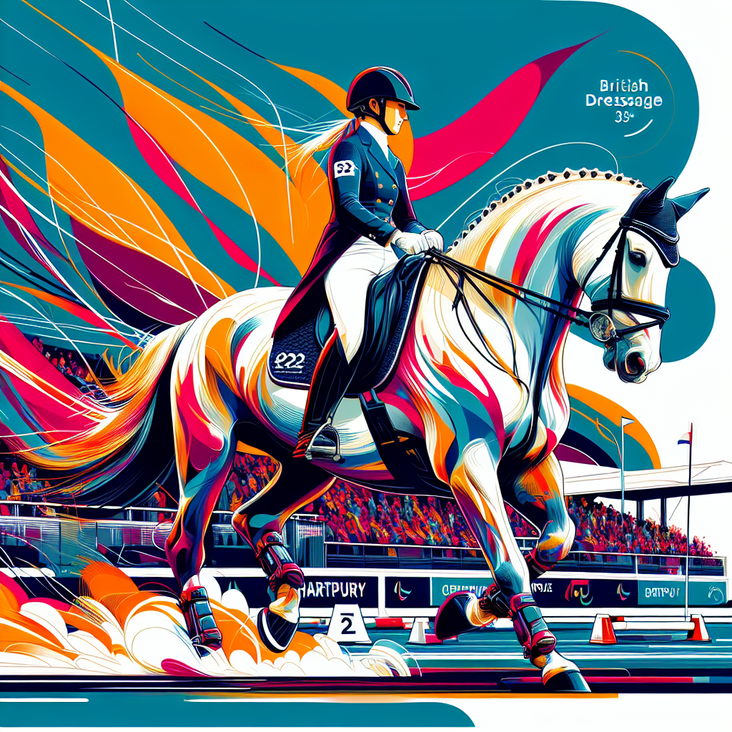 British Dressage Shines at Hartpury CPEDI3* Event: A Crucial Warm-Up for Paris 2024 Paralympics- just horse riders