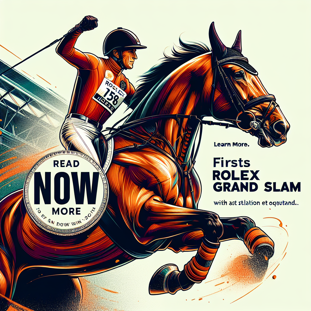 Willem Greve's Legendary Triumph: The First Dutch Win in Rolex Grand Slam History with Stallion Highway TN N.O.P- just horse riders