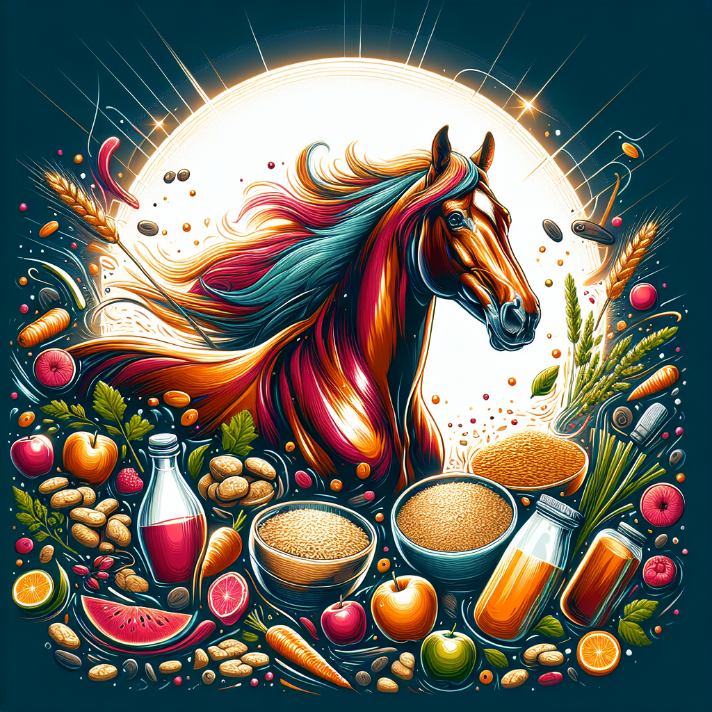 Harnessing Nutrition for Gleaming Horse Coats: An Insightful Guide to Combat Dry Skin and Hair Loss in Horses- just horse riders