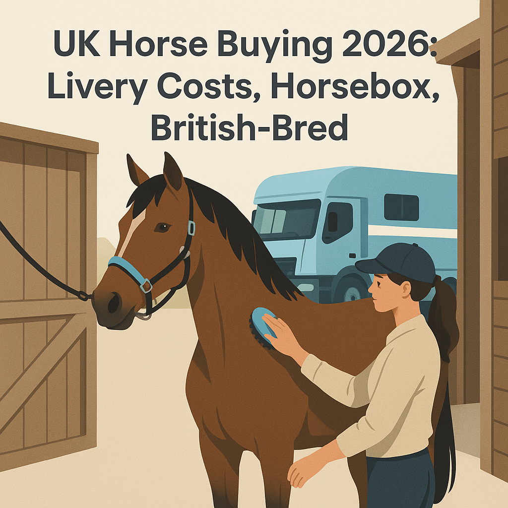 UK Horse Buying 2026: Livery Costs, Horsebox, British-Bred- just horse riders