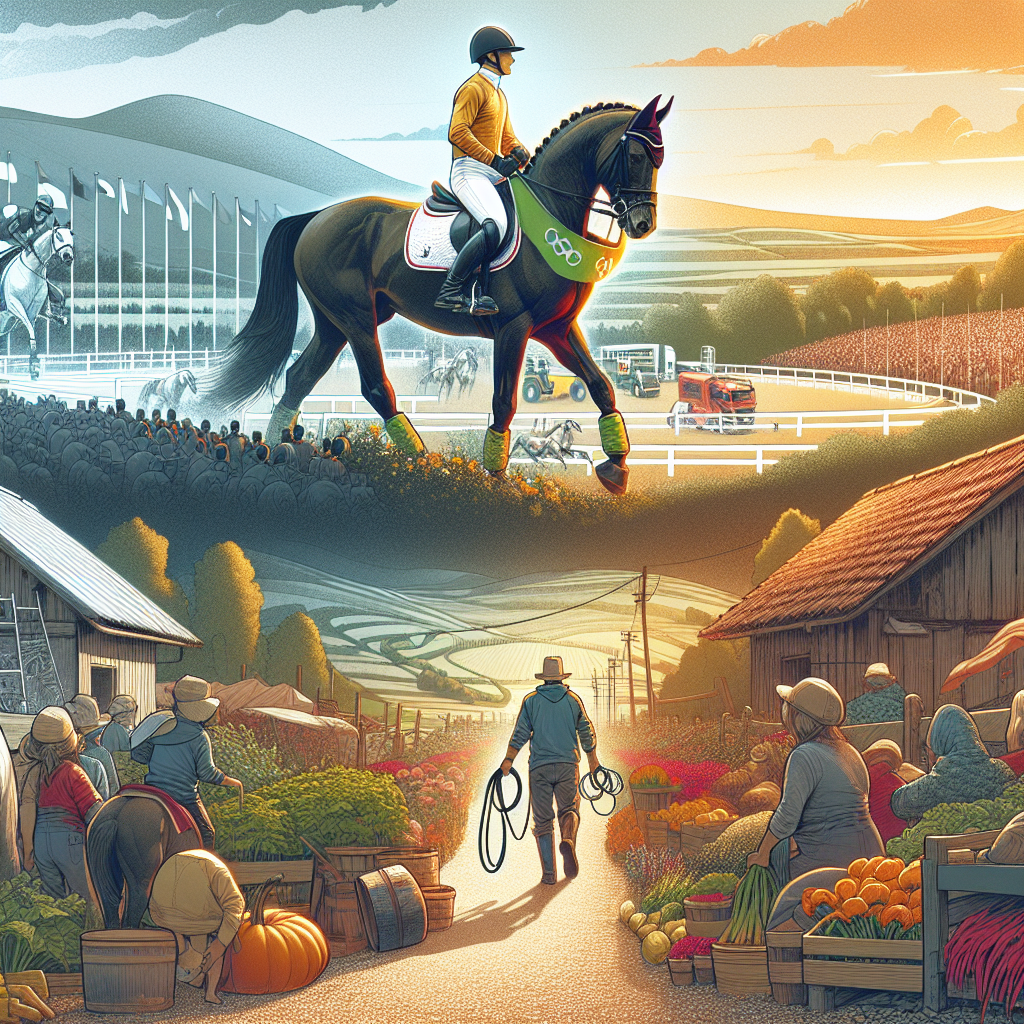 From Humble Beginnings to Olympic Glory: The Resilient Journey of En Vogue, the Equestrian Triumph- just horse riders