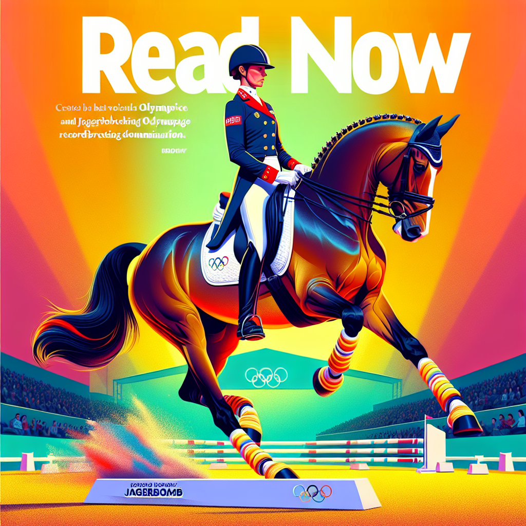 Becky Moody and Jagerbomb Dominate Olympic Dressage with Record-Breaking Performance- just horse riders