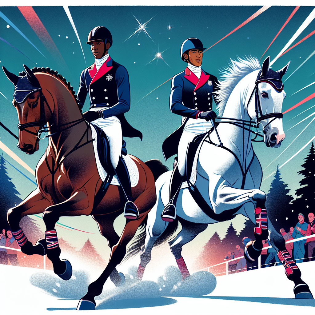 Unveiling Britain's Future Dressage Icons: Keenly Anticipated Showdown at 2024 Winter Championships- just horse riders