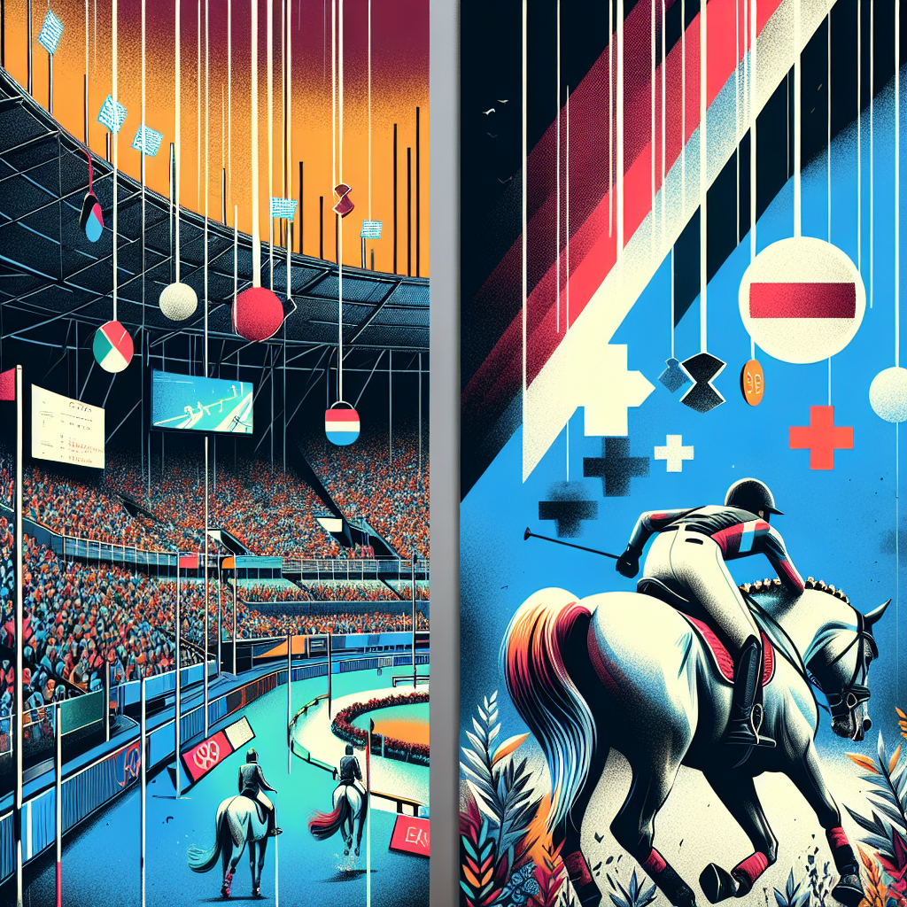 The High Stakes of Equestrian Sports: The Controversy and Emotion Behind Olympic Flag Penalties- just horse riders