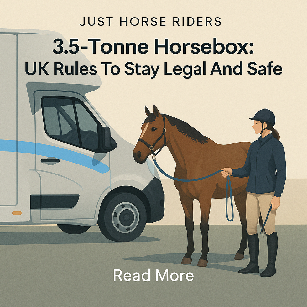 3.5-Tonne Horsebox: UK Rules To Stay Legal And Safe – Just Horse Riders