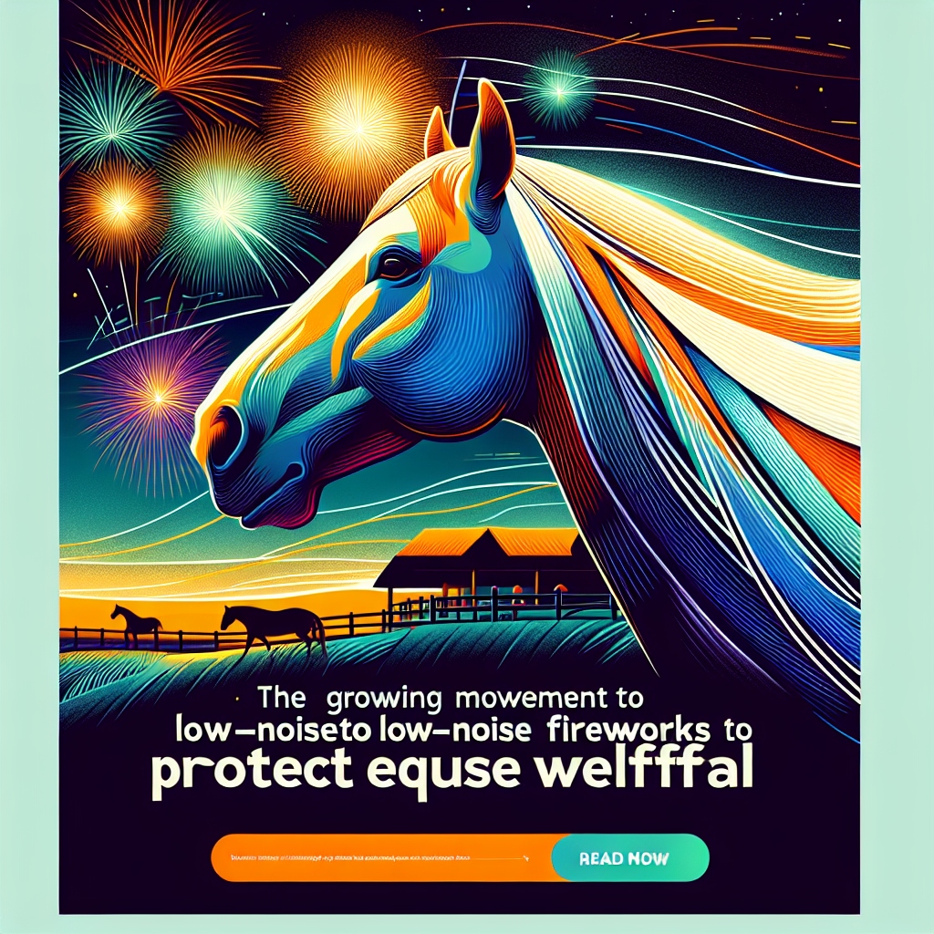 The Growing Movement Towards Low-Noise Fireworks To Protect Equine Welfare- just horse riders