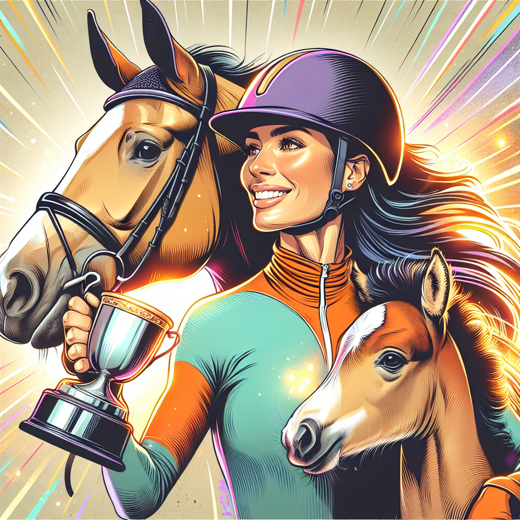 "Double Triumph: Rachel Littlewood's Winning Day at Bramham Horse Trials and Becoming a Horse Mom"- just horse riders