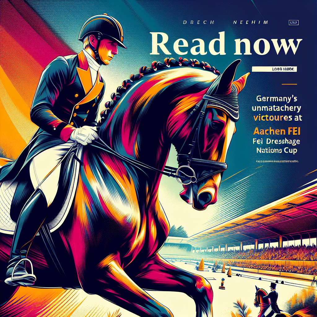 Germany's Unmatched Victory Showcases Equestrian Mastery At Aachen FEI Dressage Nations Cup- just horse riders