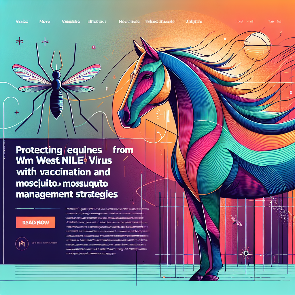 Protecting Equines From West Nile Virus With Vaccination And Mosquito Management Strategies- just horse riders
