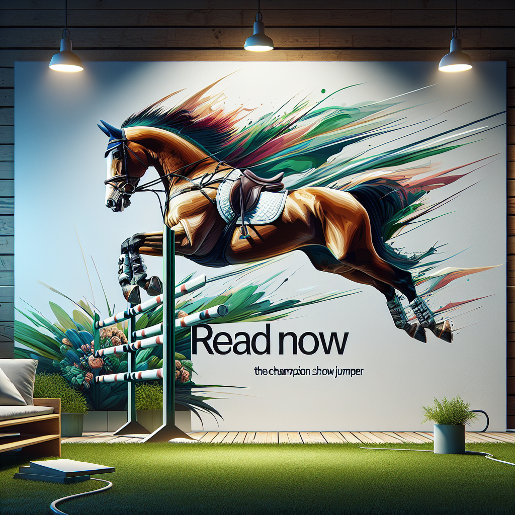Unveiling Cedric: The Mighty Heart of a Champion Show Jumper- just horse riders