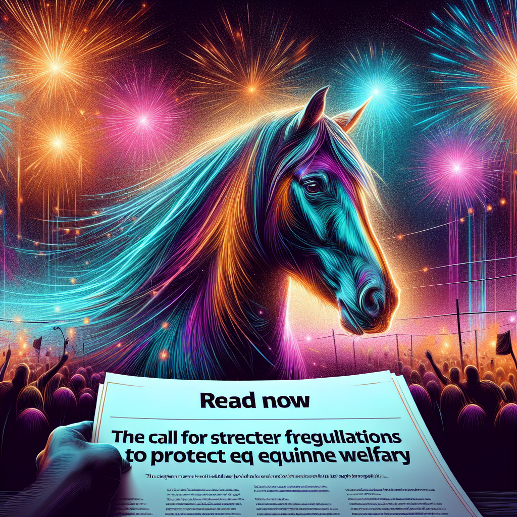 The Call for Stricter Fireworks Regulations to Protect Equine Welfare- just horse riders