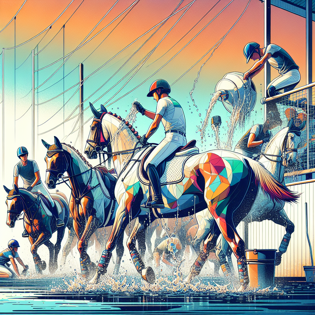 How the 2024 Olympics Tackled Heat Challenges for Equestrian Events- just horse riders