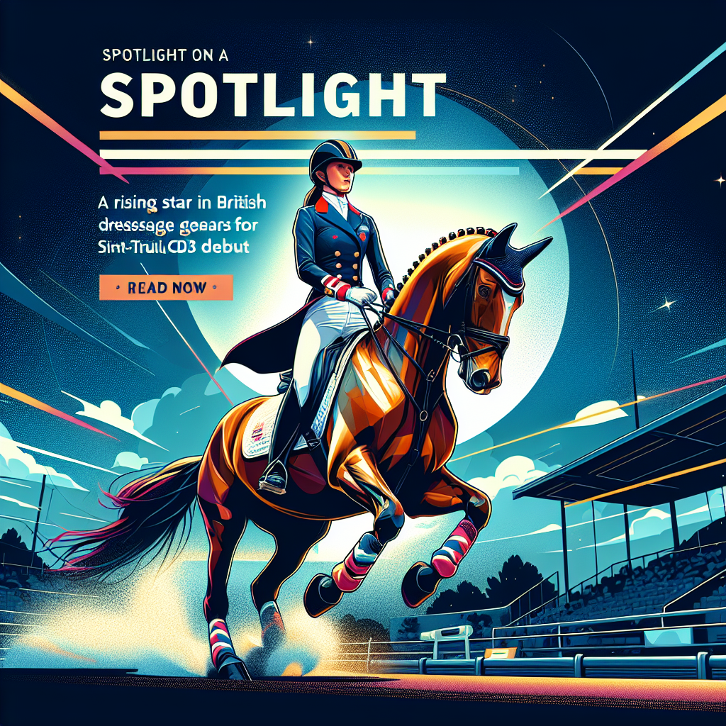 Spotlight on Claudia Davis: A Rising Star in British Dressage Gears Up for Sint-Truiden CDI3* Debut- just horse riders
