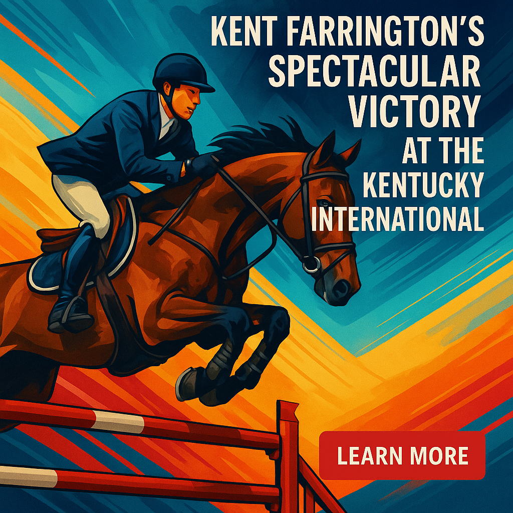 Kent Farrington's Spectacular Victory At The Kentucky International- just horse riders