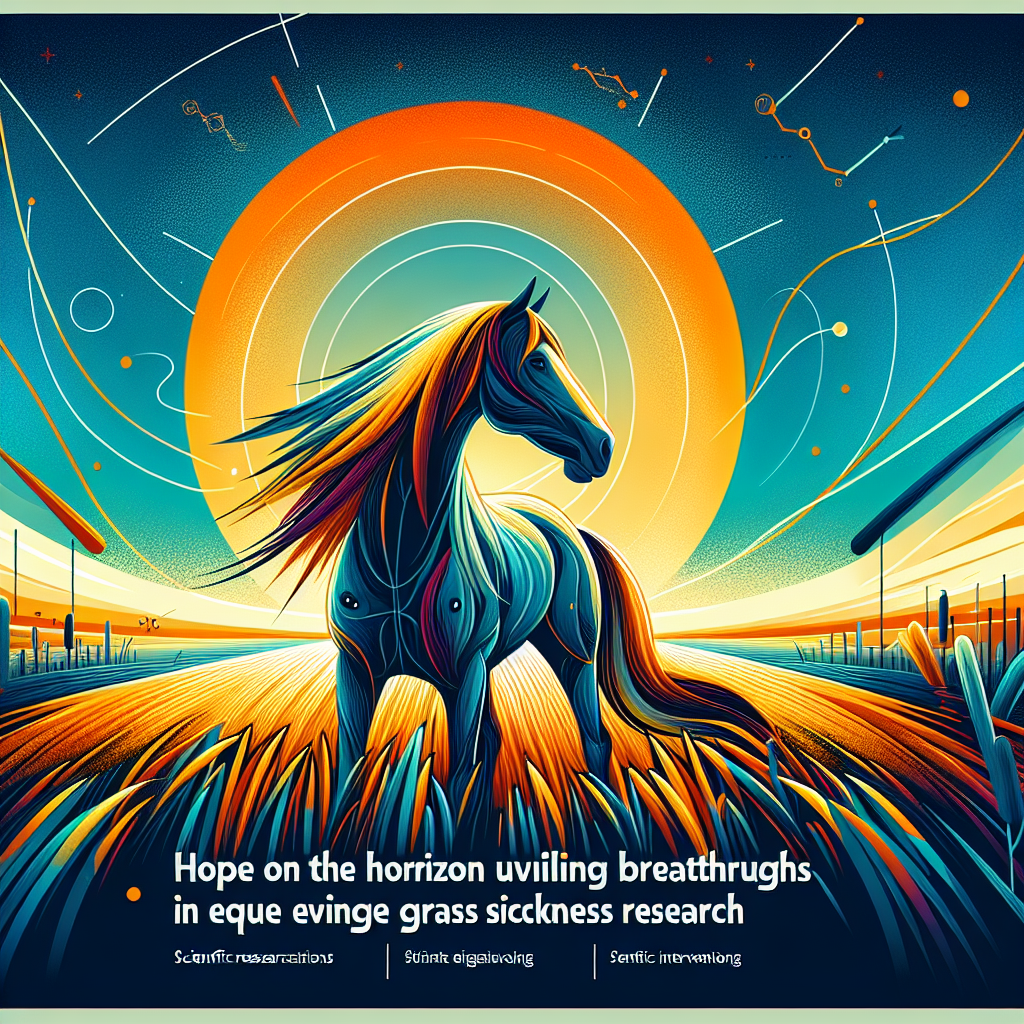 Hope on the Horizon Unveiling Breakthroughs in Equine Grass Sickness Research- just horse riders