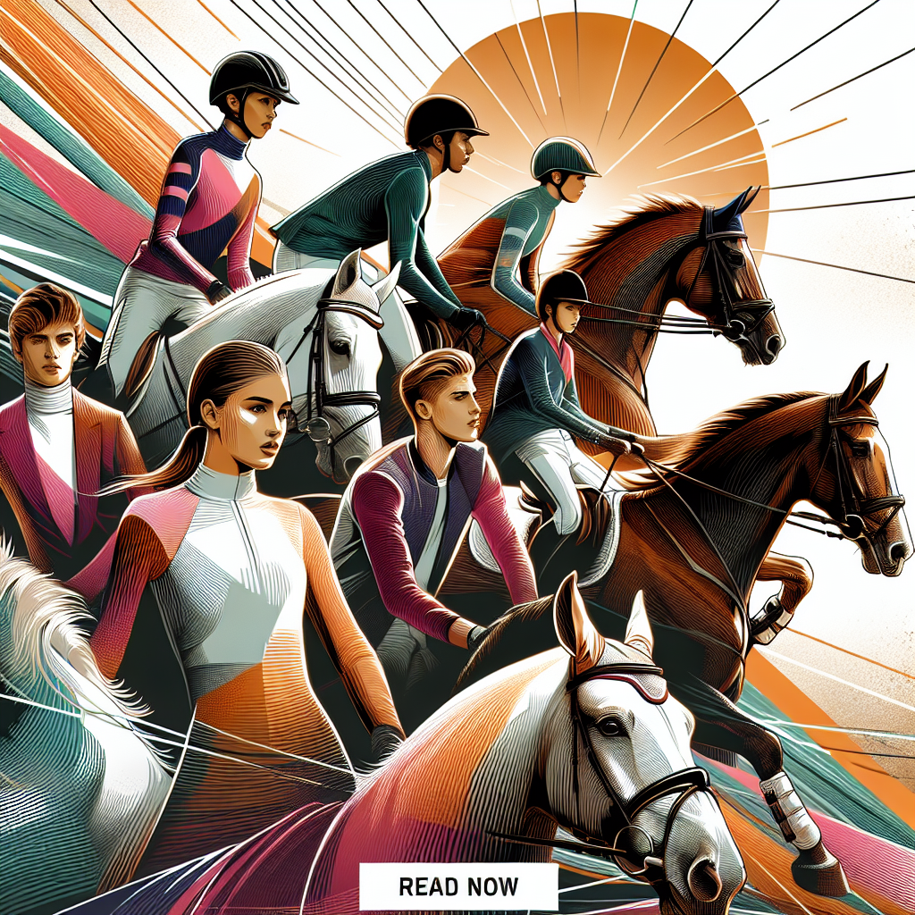 The Vibrant Rise Of Young Stars In Show Jumping- just horse riders