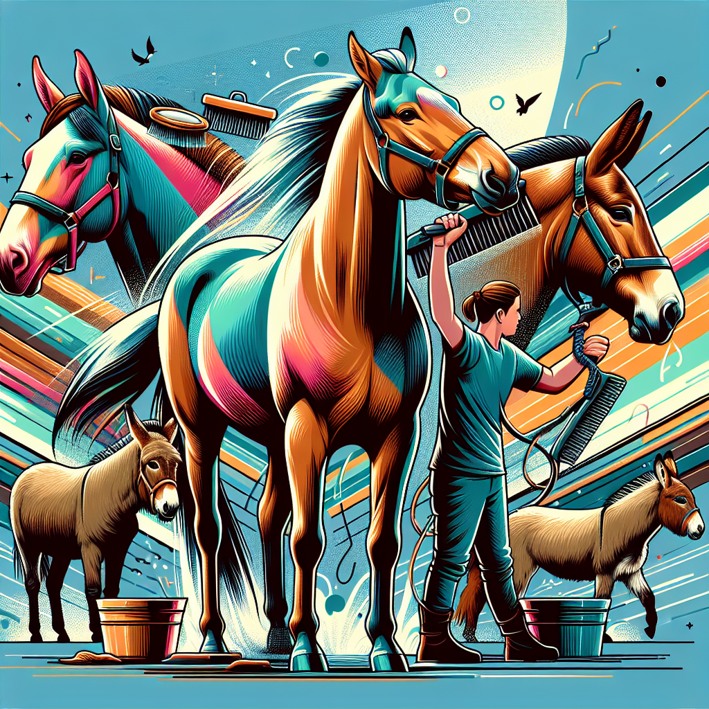 Equine Care Essentials Discover How To Groom Horses Minis Donkeys And Mules For Optimal Health- just horse riders