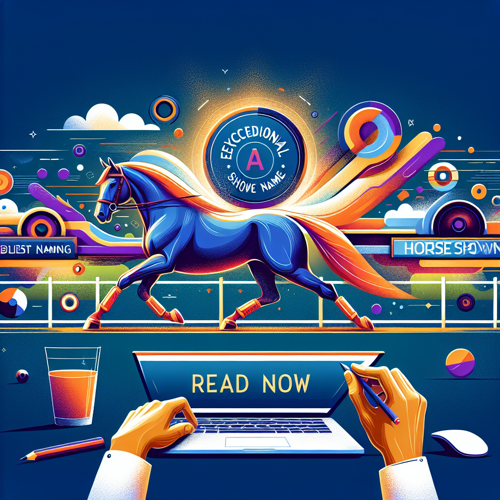 How To Choose The Perfect Horse Show Name: Tips For Unique And Memorable Naming- just horse riders