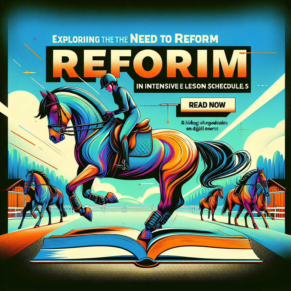 Exploring the Need for Reform in Riding Schools: The Impact of Intensive Lesson Schedules on Horses- just horse riders