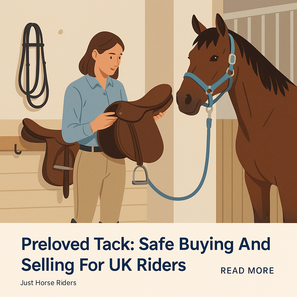 Preloved Tack: Safe Buying And Selling For UK Riders- just horse riders