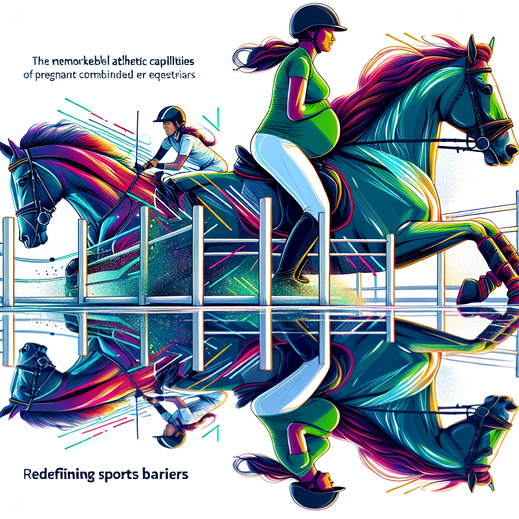 Unbelievable Athletic Prowess Of Pregnant Equestrians Redefining Sport Boundaries- just horse riders