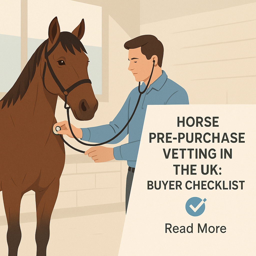 Horse Pre-Purchase Vetting In The UK: Buyer Checklist- just horse riders