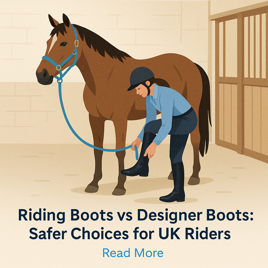 Riding Boots Vs Designer Boots: Safer Choices For UK Riders- just horse riders