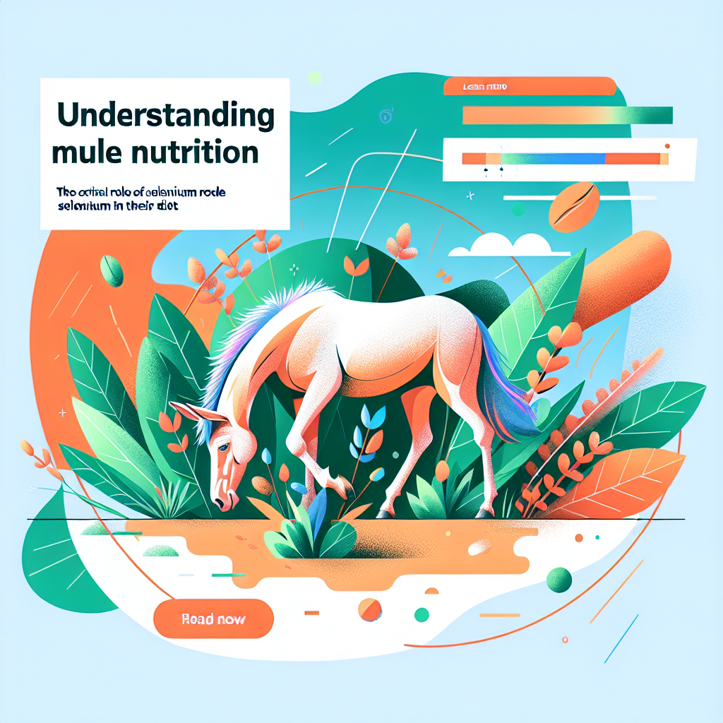 Understanding Mule Nutrition The Critical Role Of Selenium In Their Diet- just horse riders