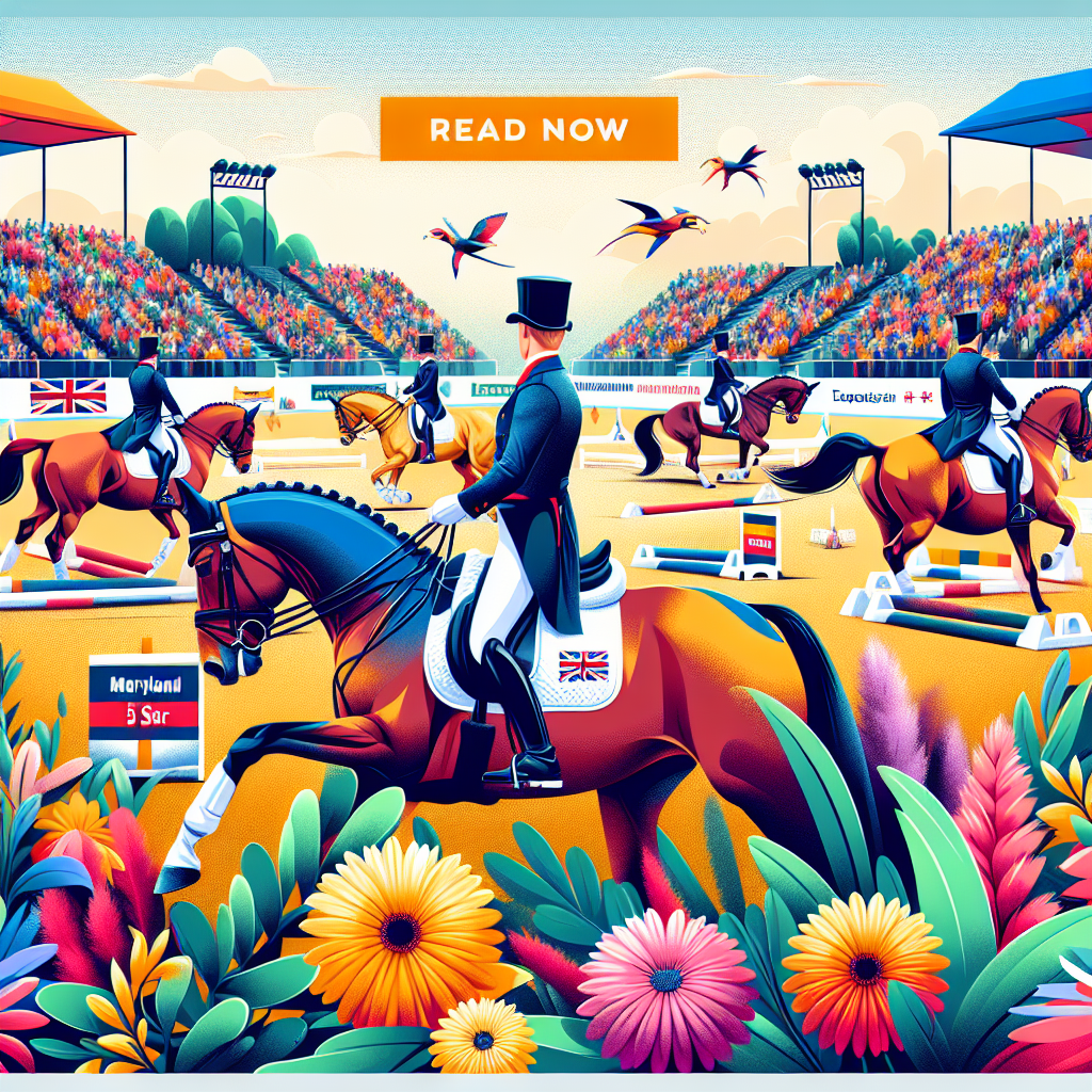 British Equestrians Dominate Maryland 5 Star Dressage With Stellar Performances- just horse riders