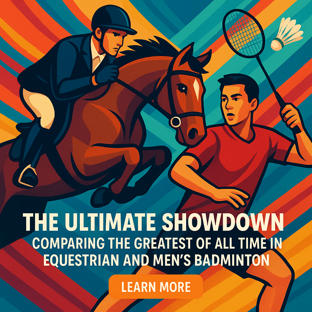 The Ultimate Showdown: Comparing The Greatest Of All Time In Equestrian And Men's Badminton- just horse riders
