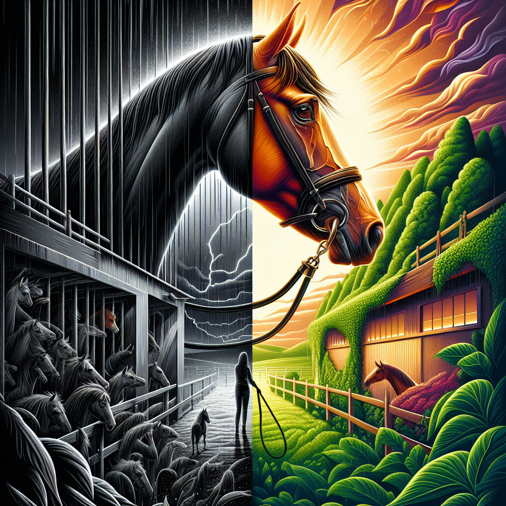 From Slaughterhouse Escape To Sanctuary Survival: Glorious The Mare's Transformation And Call For Legislative Reform- just horse riders