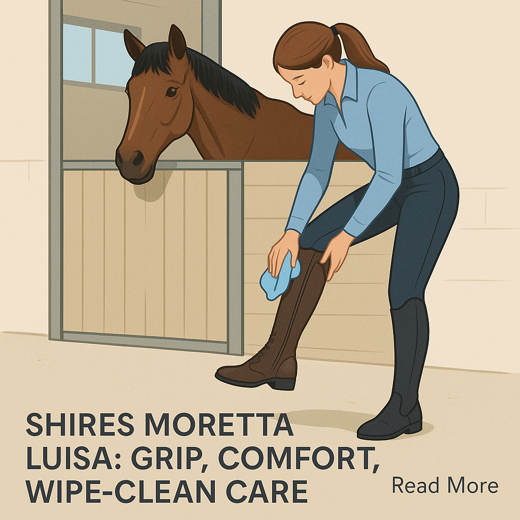 Shires Moretta Luisa: Grip, Comfort, Wipe-Clean Care- just horse riders
